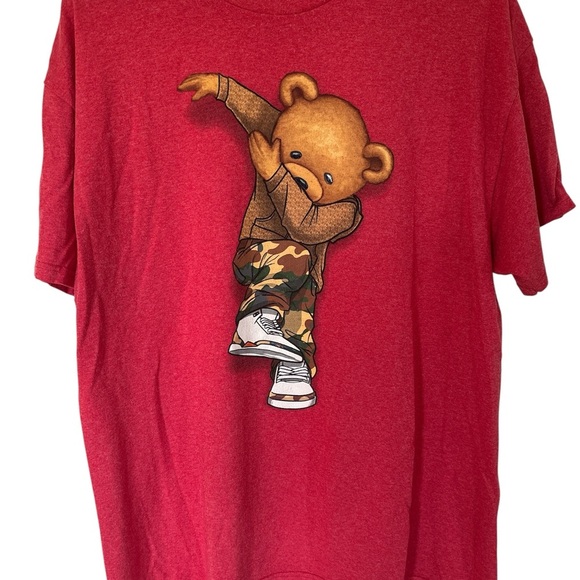 ENTITEE Brand Dabbing Bear T-Shirt - Picture 1 of 4
